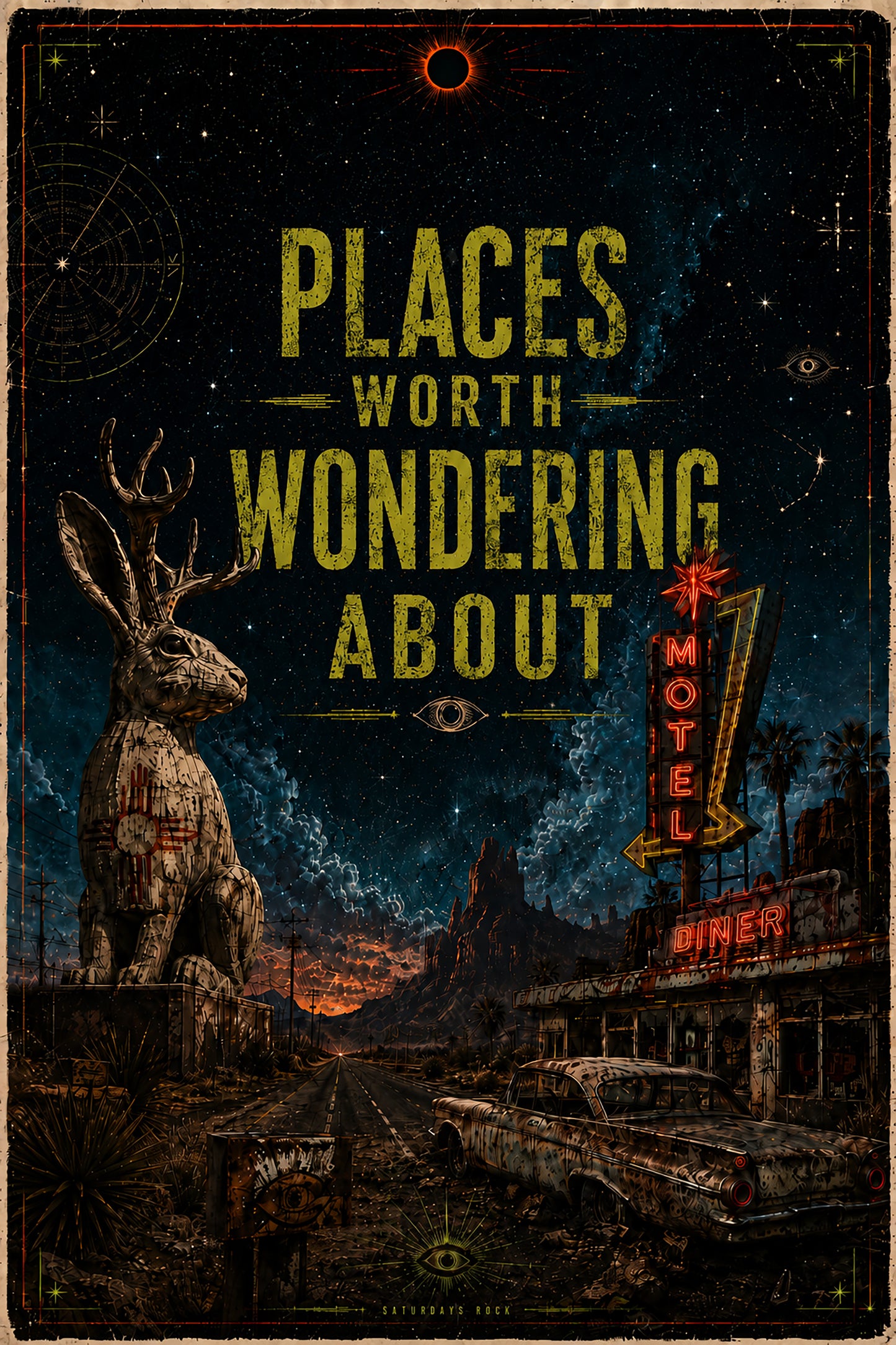 Mythic Roadside America Print