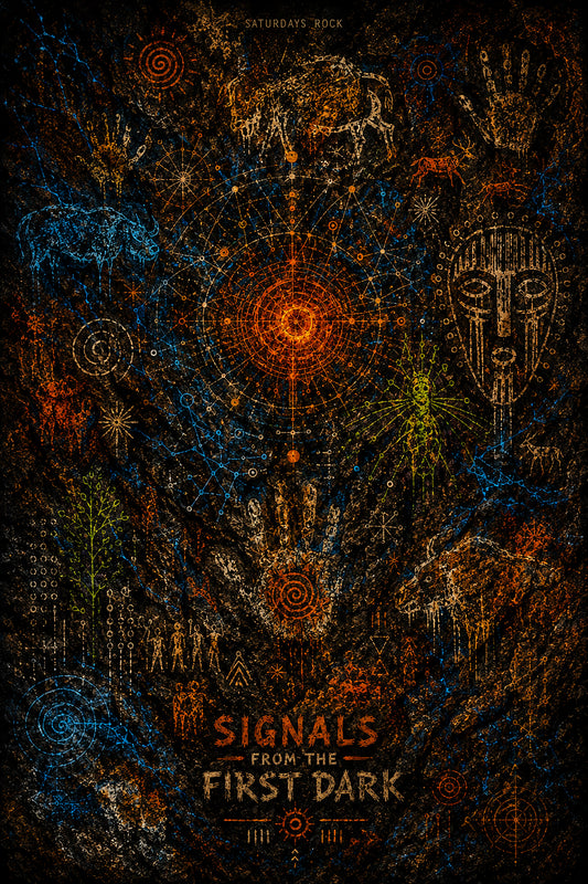 Sacred Cave Signal Print