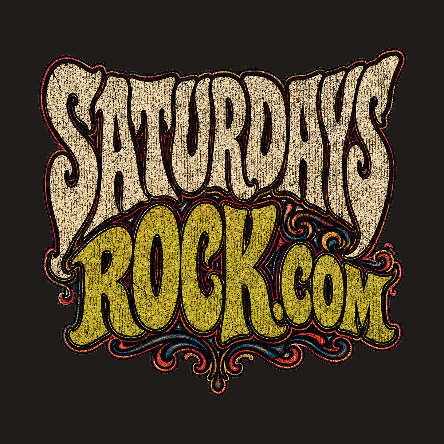 Saturdays Rock Graphic Unisex t-shirt